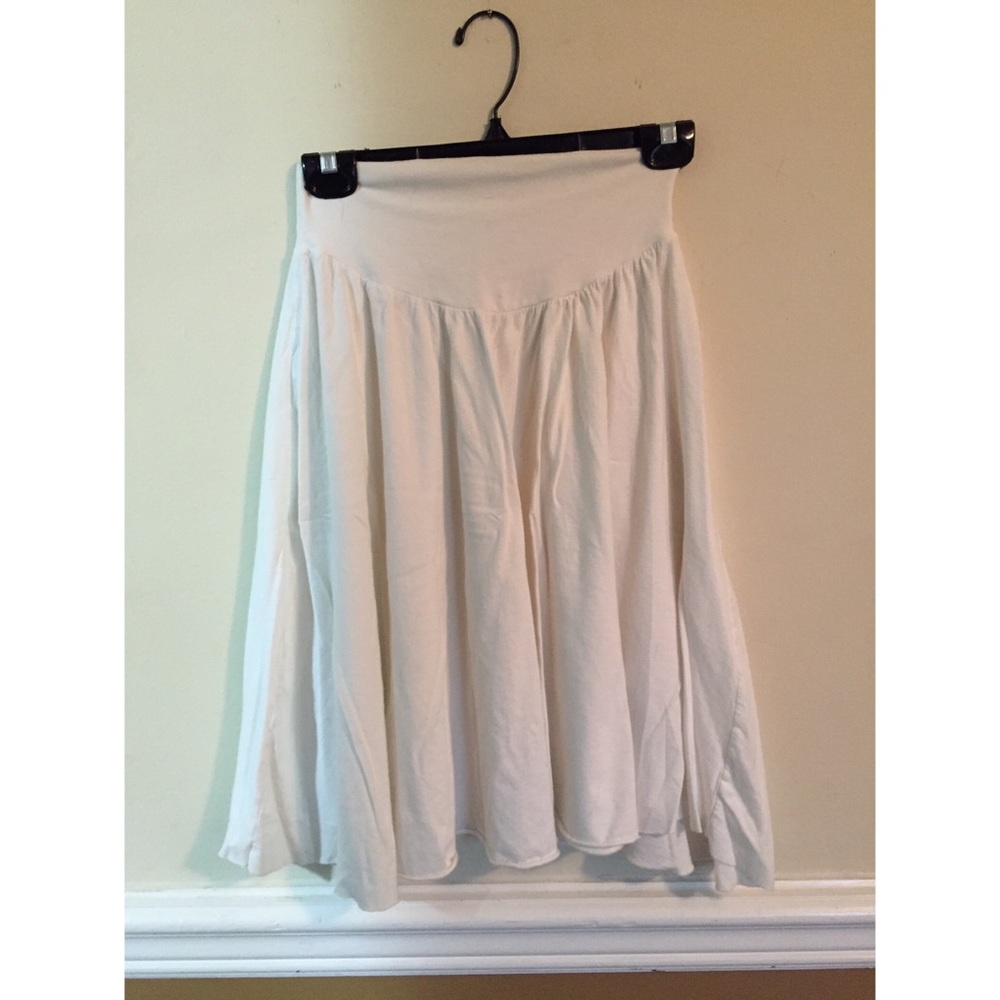 American Apparel White Skirt
